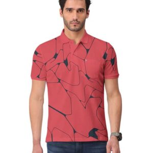 Graphic Polo T-Shirt – Bold Style Meets Everyday Comfort