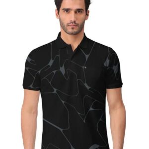 Graphic Print Polo T-shirt