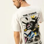 Back Crew Neck Print T-Shirt – Bold from Behind, Classic Up Front