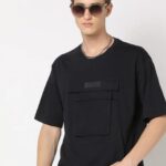 LEE COOPER Crew-Neck T-Shirt with Double Flap Pockets