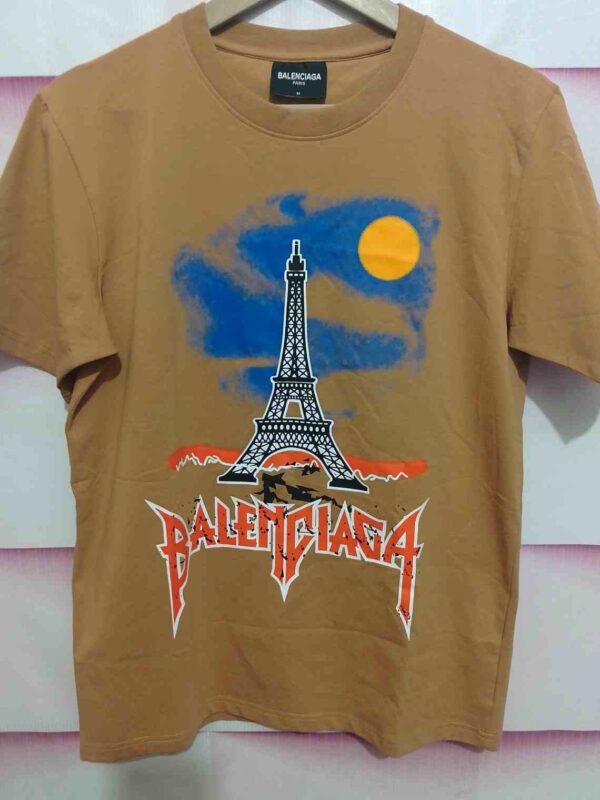 BALENCIAGA Paris Logo Cotton Jersey T-Shirt – Iconic Style, Effortless Luxury