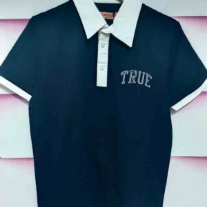 True Religion Polo Collar T-Shirt – Iconic Style with a Bold Edge