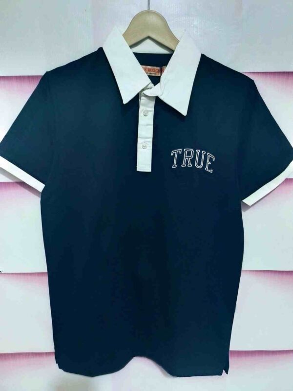 True Religion Polo Collar T-Shirt – Iconic Style with a Bold Edge