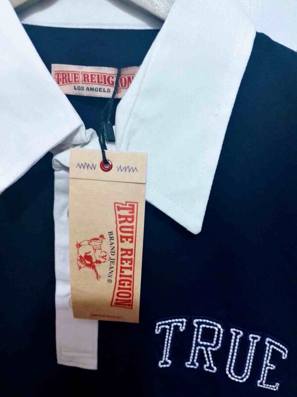 True Religion Polo Collar T-Shirt – Iconic Style with a Bold Edge - Image 2