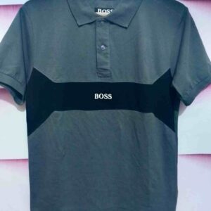 Buy BOSS Polo T-Shirt  Gray Color
