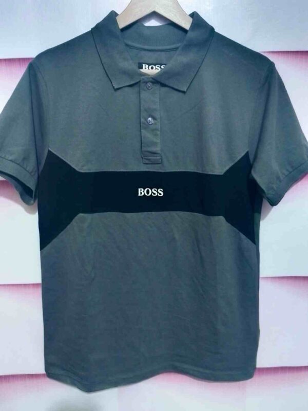 Buy BOSS Polo T-Shirt  Gray Color
