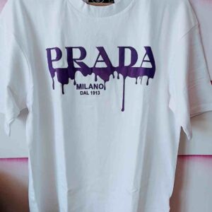 Prada Cotton T-shirt, Men, White,