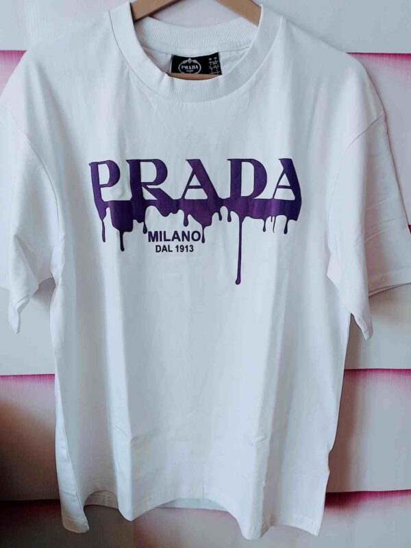 Prada Cotton T-shirt, Men, White,