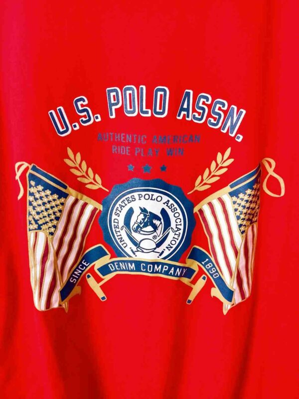 U.S. POLO ASSN. Brand Printed Cotton Polo T-Shirt - Image 2