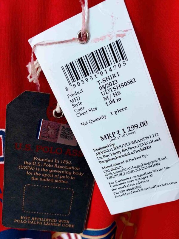 U.S. POLO ASSN. Brand Printed Cotton Polo T-Shirt - Image 4