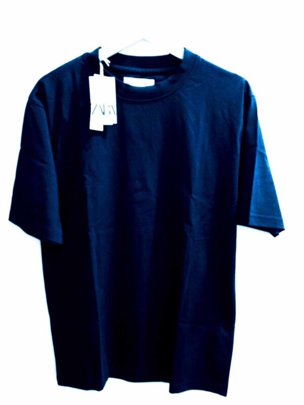 BASIC RAGLAN ZARA Cotton T-SHIRT - Navy blue