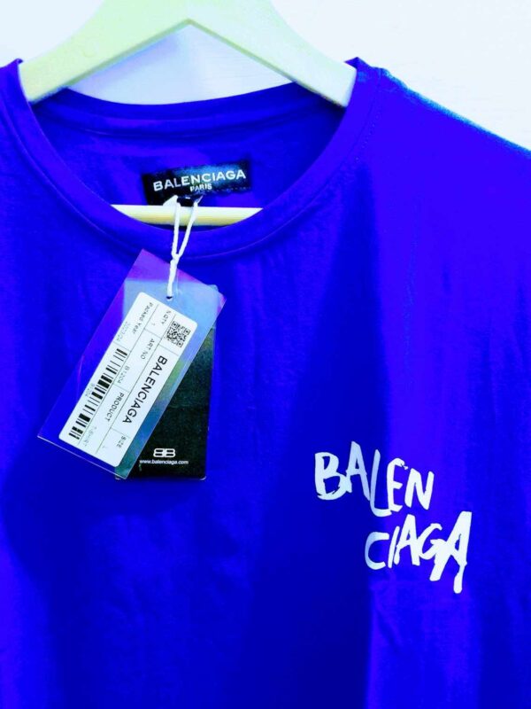 Logo cotton-blend jersey T-shirt in beige - Balenciaga - Image 3