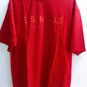 Essentials Red Short Sleeve T-shirt