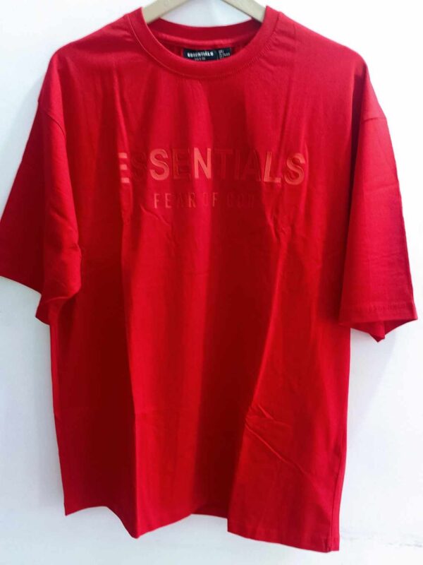 Essentials Red Short Sleeve T-shirt