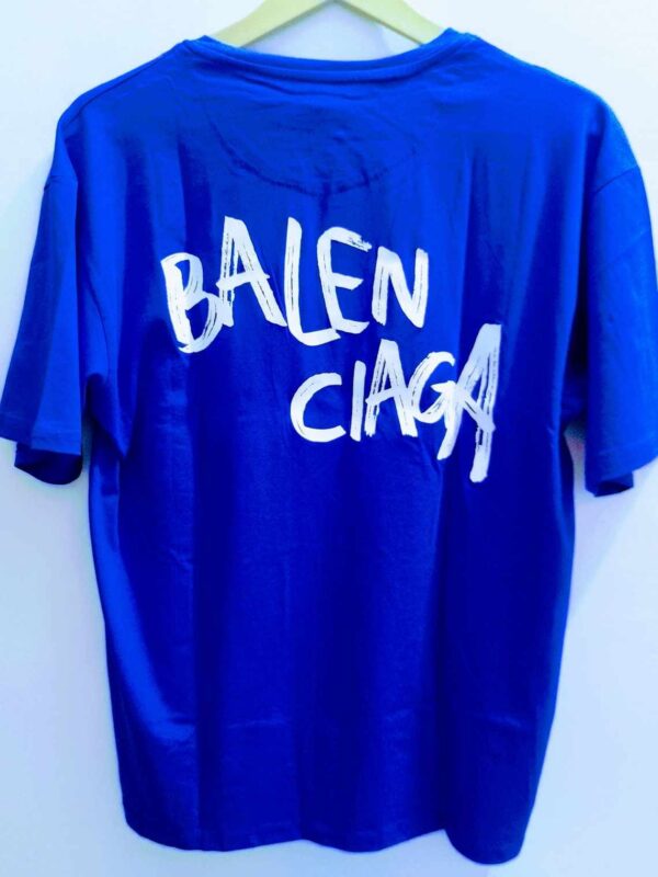 Logo cotton-blend jersey T-shirt in beige - Balenciaga - Image 2